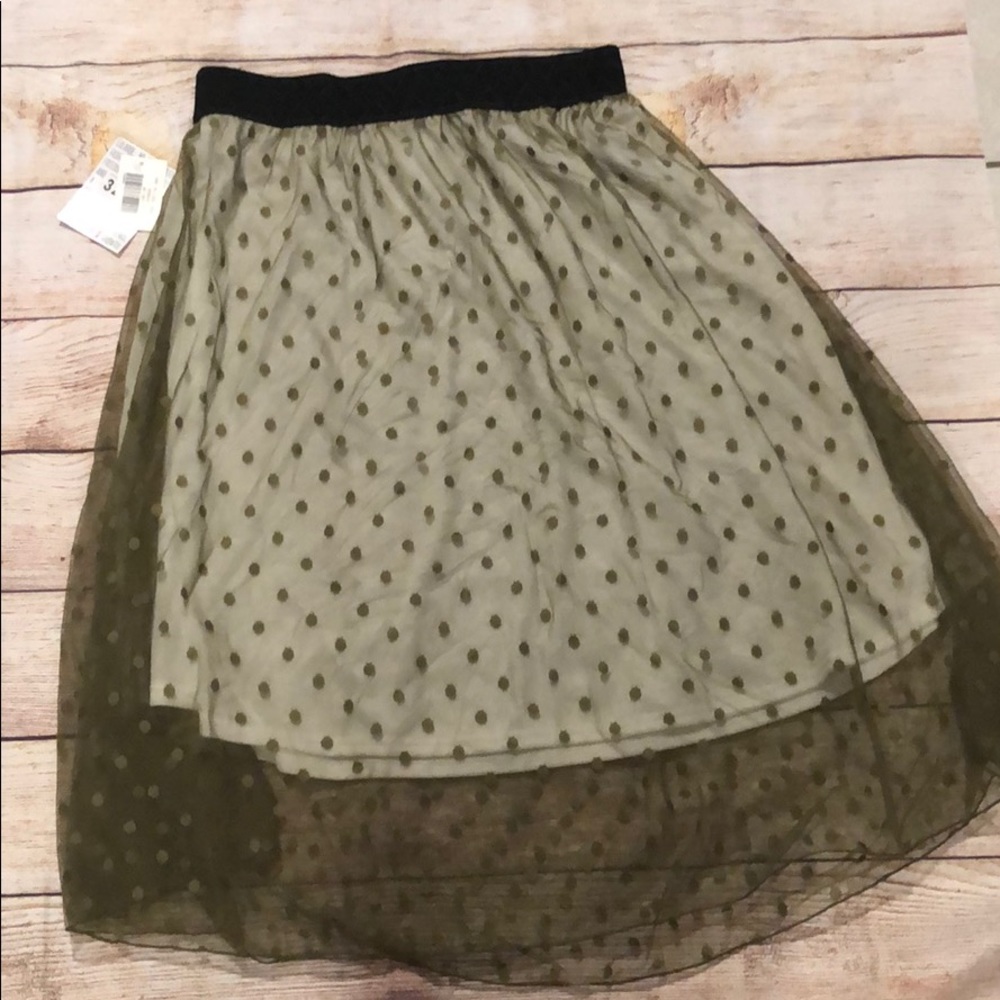 Lularoe Lola Olive Green
